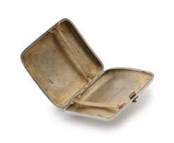 An Edward VII silver cigarette case, Cornelius Desormeaux Saunders & James Francis Hollings Shepherd, 1903