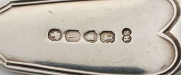 Eight miscellaneous spoons, Samuel H Hayne, London, 1864