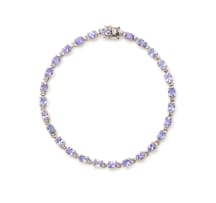 Tanzanite tennis bracelet