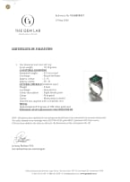 Emerald and diamond ring