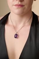 Amethyst pendant and necklace