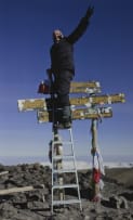 Jacques Coetzer; One Meter above Mean Sea Level, Writer Sean O' Toole Stands above Mount Kilimanjaro's Peak, January 2011; Ladder, two