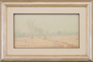 Willem Hermanus Coetzer; Figures on a Misty Path