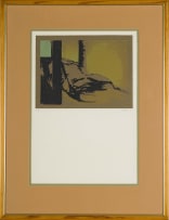 Wim Blom; Abstract Composition in Brown and Black