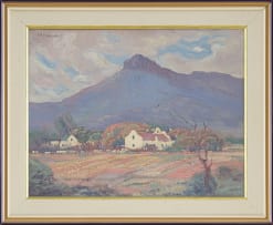 Jacob Hendrik Pierneef; Landscape with Homestead
