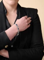 Sapphire and diamond bracelet