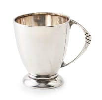 A George VI silver christening cup, Angora Silver Plate Co Ltd, Birmingham, 1946