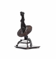 William Kentridge; Female on Podium, Shadow Quartet (2)