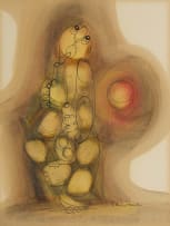 Hargreaves Ntukwana; Untitled (Abstracted Figure)