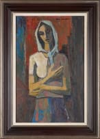 Maurice van Essche; Woman with Folded Arms