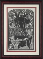 John Muafangejo; A Friend of Dogs Who Can Hunt the Kudu with Them