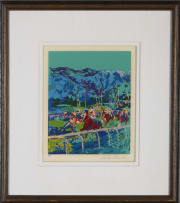 LeRoy Neiman; Santa Anita