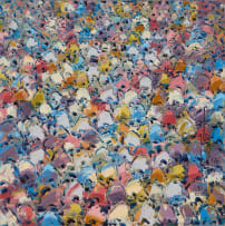 Ablade Glover; A Group of Abstract Figures
