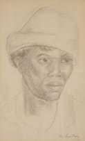 Maggie Laubser; Portrait of a Young Man