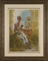 Mari Vermeulen-Breedt; Woman at Her Dressing Table