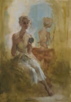 Mari Vermeulen-Breedt; Woman at Her Dressing Table