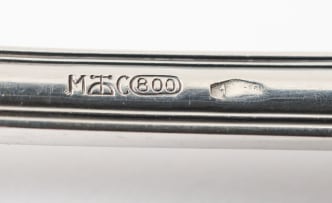 A set of Italian silver 'Empire' pattern flatware, Clementi Buccellati, c.1934 -1944