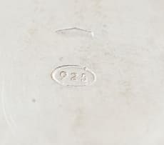 Five-piece Italian sterling silver coffee service, .925 standard, c.1944 -1968