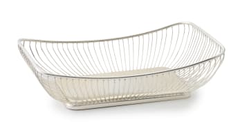 An Italian silver-plated breadbasket, 20th century