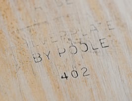 An electroplated entrée dish, 20th century