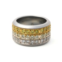Mark Gold; Diamond puzzle ring