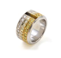 Mark Gold; Diamond puzzle ring
