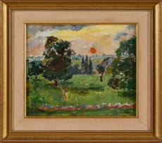 Maud Sumner; Landscape at Sunset