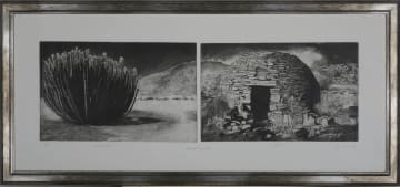 Lyn Smuts; Fabricated Landscape, diptych