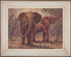 Nils Andersen; Pair of Elephants