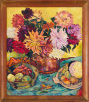 Irma Stern; Dahlias