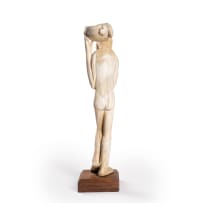 Carl Roberts; Male Nude with Bowl