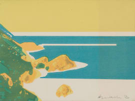 Alice Goldin and Various Artist's; Cape Point; Seascape; Field and Crows; Two Surreal Figures, four