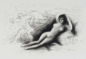 Braam Kruger; Reclining Nude