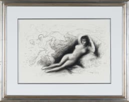 Braam Kruger; Reclining Nude