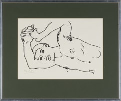 Walter Battiss; Male Nude (Torso)
