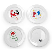 Norman Catherine; Dinner plates, four
