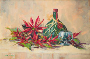 Christiaan Nice; Still Life with Glass
