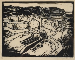 Jacob Hendrik Pierneef; Vissershawe, Hermanus (Nilant 5)