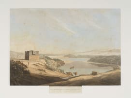 Samuel Daniell; Bosjesmans Frying Locusts; The Military Station at Algoa Bay; New Theatre, Hottentot Square, three