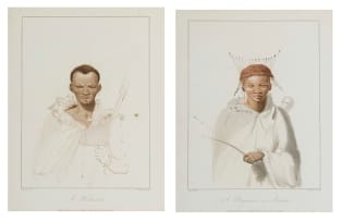 Samuel Daniell; A Hottentot; A Bosjeman in Armour; two
