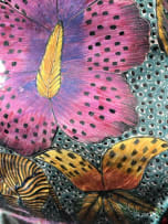 Ardmore Ceramic Studio; Zebra and flower vase