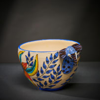Ardmore Ceramic Studio; Set of six animal bowls