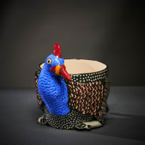 Ardmore Ceramic Studio; Set of six animal bowls