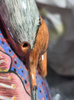 Ardmore Ceramic Studio; Elephant and monkey vase