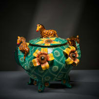 Ardmore Ceramic Studio; Giraffe and flower tureen