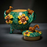 Ardmore Ceramic Studio; Giraffe and flower tureen
