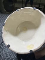 Ardmore Ceramic Studio; Blue zebra and flower tureen