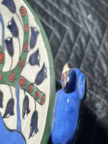 Ardmore Ceramic Studio; Blue elephant bowl