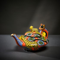 Ardmore Ceramic Studio; Leopard teapot