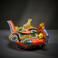 Ardmore Ceramic Studio; Leopard teapot